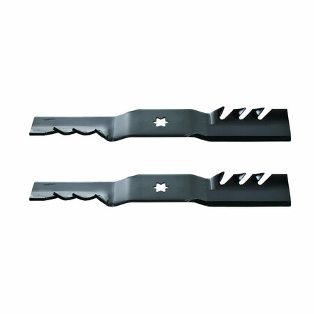 OREGON Lawn Mower Blades 2-pc Set, Gator G3, 23-1/4'' 96-401 for 46'' Deck, MTD, Cub Cadet & More 528920